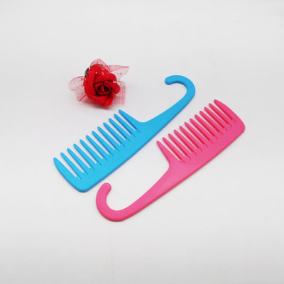 Anti-static hairdressing comb with large curved hook comb big wave curved teeth hairdressing comb personality comb
