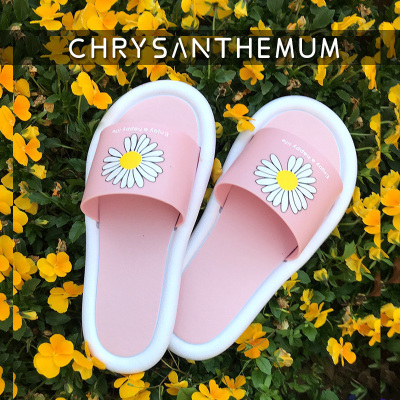 Hot style Daisy yards female summer wear lovely fashion flat bottom flip-flop home indoor bathroom bath cooler