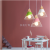 Modern Ceiling Light Fixture Macaron Pendant Light Hanging Lighting Fixtures Chandelier for Bar Coffee Dining Room