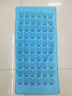 Zhongyue Yiyang Microfiber Polyester and Nylon Printed Towel Super Soft and Thick Absorbent Towel Beauty Cleansing Towel