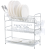 3-layer aluminum dish rack , anti-rust dish drainer