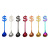 304 stainless steel mixing spoon creative dollar coffee spoon office  dessert spoon 