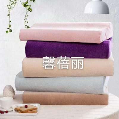 Memory cotton velvet fabric wave pillow multi - size