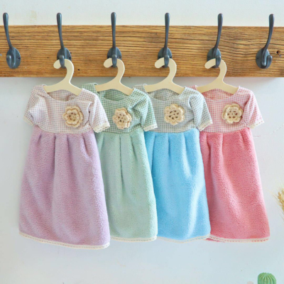 Towel cotton florets cartoon thick hanging Towel with strong absorbent gifts