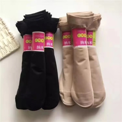 Spring and Summer Thin Pepper PolyCore Yarn Velvet Women's Short Stockings Adult Socks Stall Invisible Pair Stockings