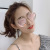 New gm color film instrument toad glasses wholesale retro double beam outdoor metal lady boyfriend