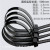 Self-locking nylon strap 4.8*500mm strap large plastic strap cord with white and black