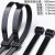 Self-locking nylon strap 4.8*500mm strap large plastic strap cord with white and black