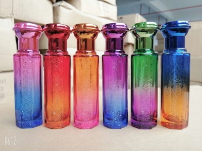 Glass perfume bottle 50ml spray color