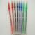 Pt-1157 simple and transparent abrasive rod round rod oil pen 50 out box 1157 ball pen
