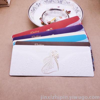 Golden jubilee new style invitation card European - creative invitation card wedding business greeting card customized manufacturers direct sales