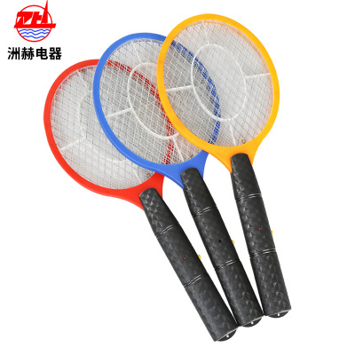 Manufacturer direct home commercial battery type three-layer safety electric mosquito swatter to kill flies