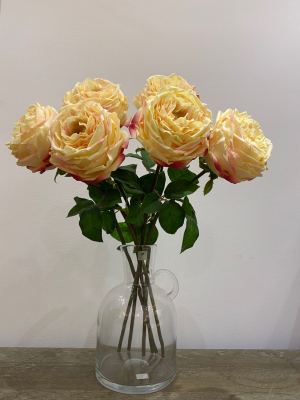 Rose simulation flower manufacturers direct sale of Chinese home decoration fake flowers wholesale simulation flowers