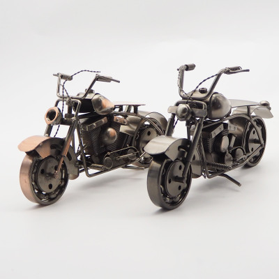 Metal Motorcycle Decoration Iron Motorcycle Model Large Home Office Decoration Decoration Craft Motorcycle