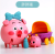 New voice-controlled whistling pig and trolley set douyin the same children's electric web celebrity dance sensing toys for men and women
