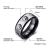 Stainless steel, Chinese style gossip ring ring ring for men