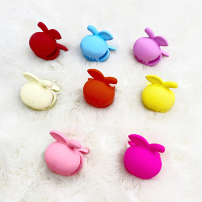 Tianqi Korean version of children baby personality hairpin hairpin small apple cartoon small grab rubber paint mini headdress