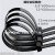 White and black self-locking nylon tie cable tie cord 12*600mm plastic cord