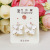 New Ornament Simple Zirconium Diamond Flower Stud Earrings for Women with Sweet Fresh Jewelry Factory Direct Sales