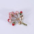 Japanese and Korean flower series corsage ladies coat garment pearl flower brooch handmade painted retro accessories