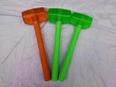 About the mounting hammer green square leather hammer round SHINE hammer plastic
