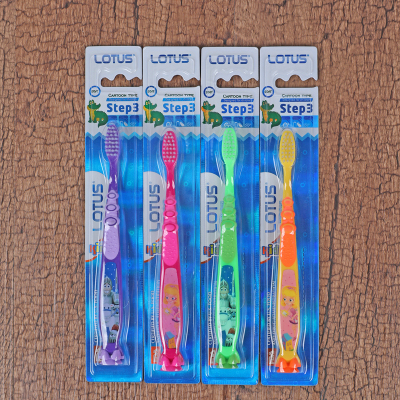 Factory Direct Sales Genuine Cartoon 687 plus Double Gum 0.02mm Dense Ultra-Fine Soft-Bristle Toothbrush