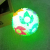 A Luminous businessman ball 7.5cm an elastic ball has become a football with rope and whistle to sting a ball and a Luminous ball