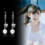 Pearl Earrings Women's Korean-Style All-Match Opal Earrings Women's Long Pendant Stud Earrings Women's Factory Direct Sales Wholesale Earrings