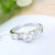 Korean Style Stylish Simple and Versatile Micro-Inlaid Zircon Ring Women's European and American Fashion Beautiful Ornament