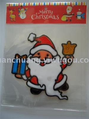 Santa Claus glue PVC glue window paste wall paste Christmas Christmas