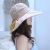 New web celebrity fisherman hat bow-tie sunblock sunshade cap elegant Korean version tide sun hat