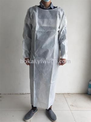 Industrial and civil disposable non-woven operating clothing isolation clothing work clothes