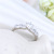 Korean Style Stylish Simple and Versatile Micro-Inlaid Zircon Ring Women's European and American Fashion Beautiful Ornament