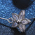 Manhuini Fashion Jewelry Earrings Flower Temperament Korean Tassel Long Pendant Stud Earrings Female Personality Simple Sterling Silver