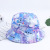 Korean version of the Japanese women's 3D printing fisherman cap flat top joker cap tidal beach sun hat wholesale