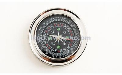 Dc75mm Metal round Compass Portable Outing Compass Mountaineering Adventure Camping