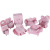 Exclusive Design Pearl Lace Pink Fleece Fabrics European Korean High-End Furniture Furniture Sofa Jewelry Box Storage