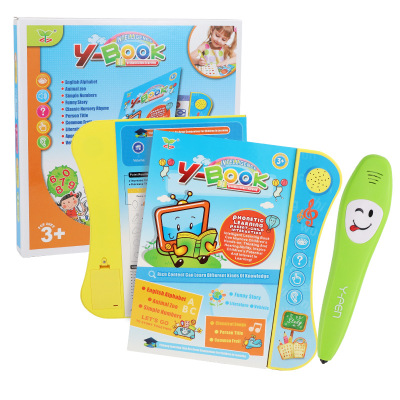 The new smart toy is an audio e-book Early English learning machine for children 