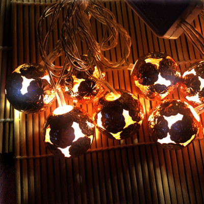 Crossborder new tieyi lantern string Christmas decorations ins wind lantern set romantic props lantern string