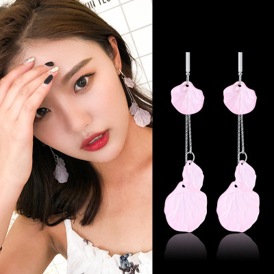 Super Fairy Flowers Stud Earrings Female Temperament Korean Personal Influencer Simple All-Match Earrings Needle Factory Wholesale Direct Sales