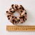 Three state of autumn winter new leopard pattern dot flannelette large intestine ring dovetail ring ladies tie the hair elastic cloth ring head ornaments batch
