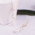 S925 Silver Anti-Allergy Pearl Earrings Fashionable Long Earrings All-Matching Classy and Face Slim-Looking Japanese and Korean Trend Earrings
