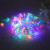 Cross border rainbow tube lights with round two pipes neon lights with flexible lights Christmas street lighting