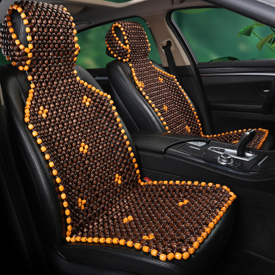 The car wooden bead cushion star bright scenery time of life universal breathable wooden bead cooling cushion cushion