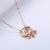 Manhuini Fu Character Longevity Lock Titanium Steel Short Necklace Female Korean Graceful and Fashionable Good Luck Clavicle Chain Accessories Trendy Female