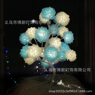 Cross-border hot style manufacturers direct LED lace brae tree lamp girl heart creative desk lamp wholesale ins wind night light