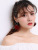 Heart Mink Wool Ball Ear Studs Korean Simple 925 Sterling Silver Hairy Ball Earrings Female Temperament Long Plush Earrings