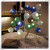 Cross border new ins cotton ball tree lights small lights string lights simple girl heart decoration room bedroom