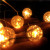 Cross-border new cracked bead copper wire lamp string set photo props string home ins
