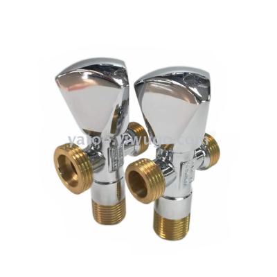 1/2 3/4 three-way Angle valve copper three-way Angle valve toilet Angle valve